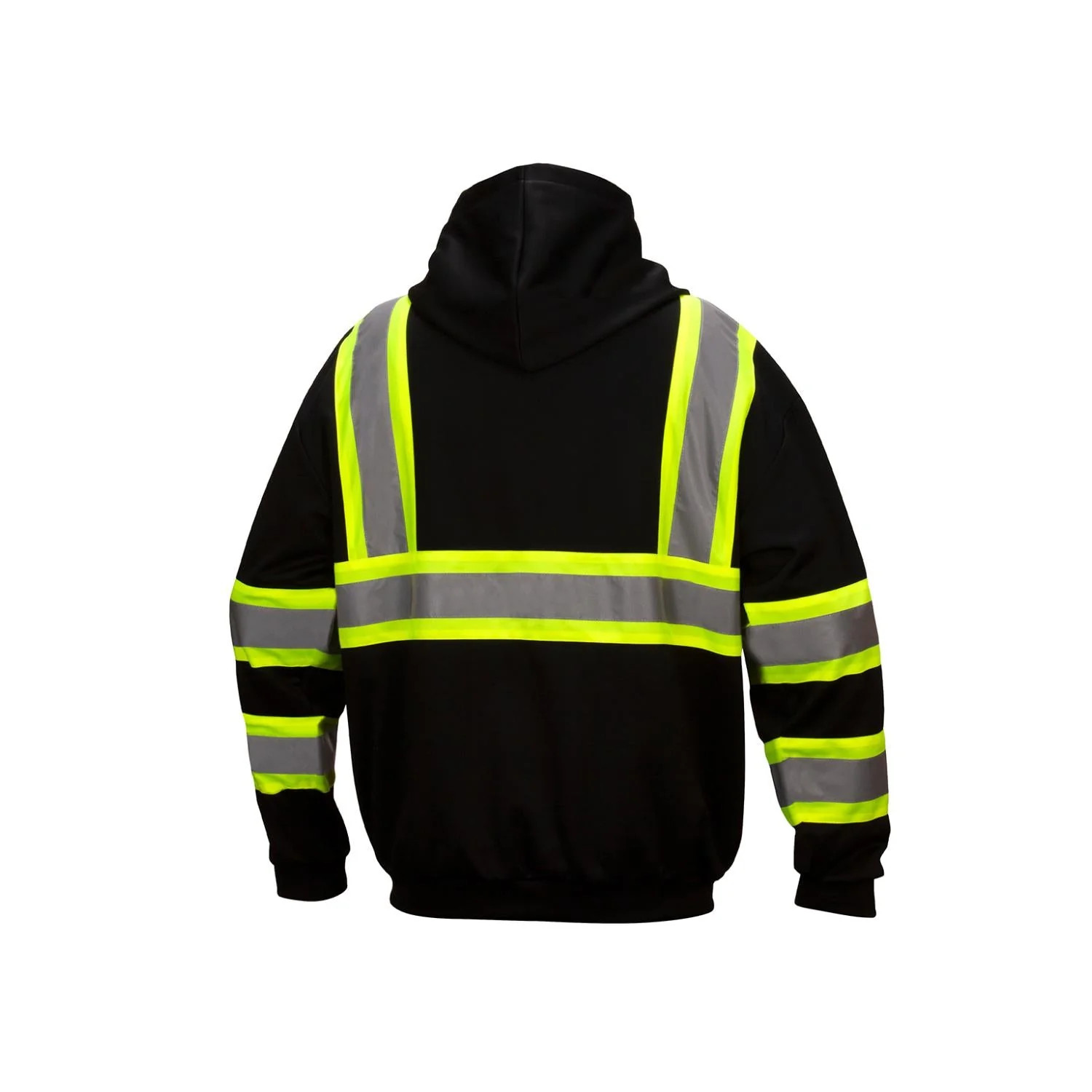 Pyramex RSZH3411 ANSI Type O - Class 1 Black Reflective Premium Zipper - second product detail image