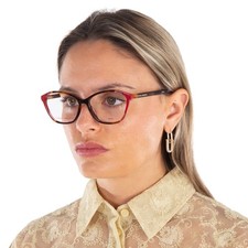 Carolina Herrera Demo Cat Eye Ladies Eyeglasses HER 0122 0O63 55 HER 0122 0O63