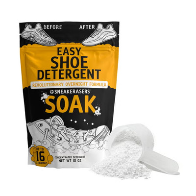 Sneakerasers SOAK Easy Shoe Cleaning Detergent NEW 10 oz