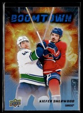 2025-26 Upper Deck Series 2 Hockey Boomtown #BT-12 Kiefer Sherwood