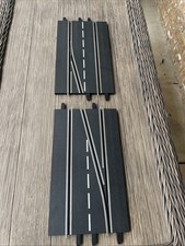 CARRERA 30343 DIGITAL 132 LANE CHANGE LEFT TRACK USED 1/24 - 1/32 SLOT CAR TRACK