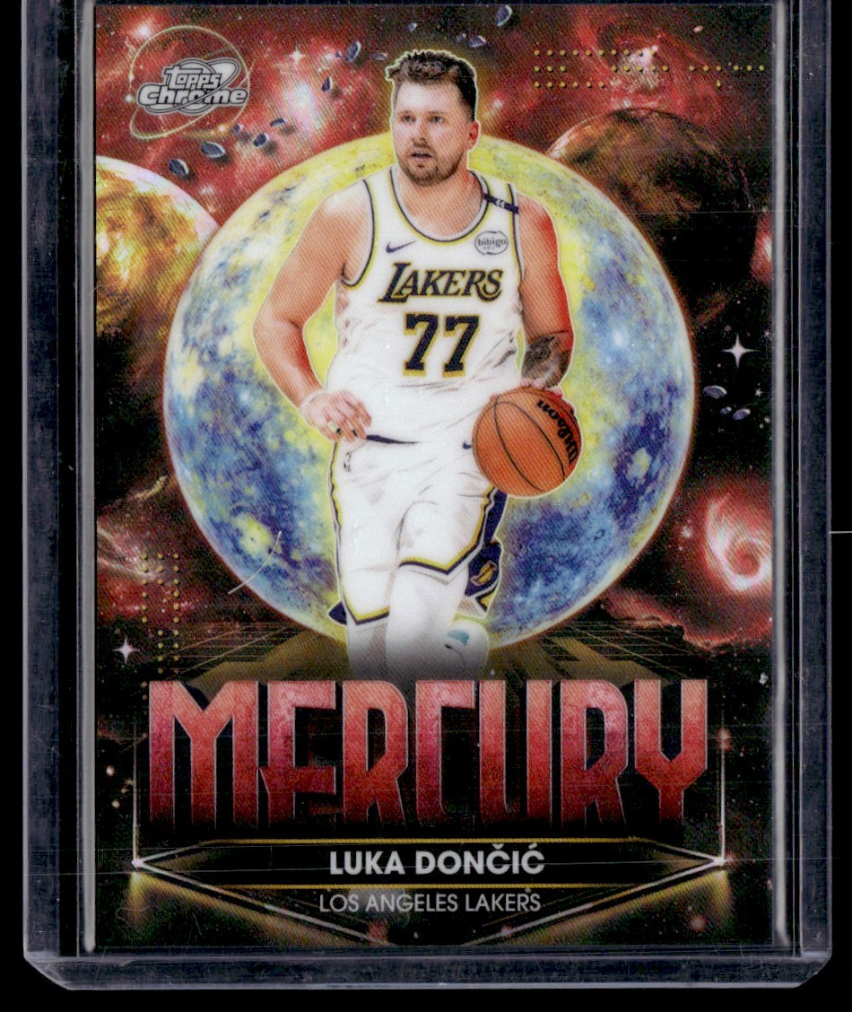 LUKA DONCIC 2025-26 TOPPS COSMIC CHROME BASKETBALL PLANETARY PURSUIT MERCURY SSP