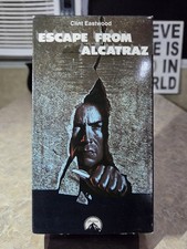 Escape from Alcatraz VHS Tape Clint Eastwood Patrick McGoohan 1992 Release 