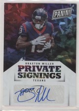 2018 Panini National Convention Private Signings 4/25 Braxton Miller Auto 0c2