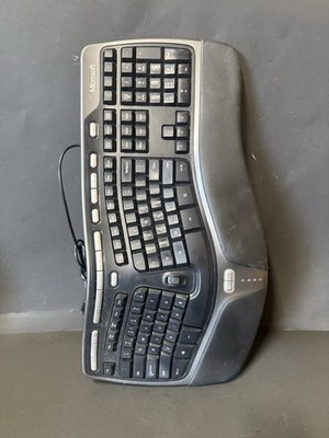 USED Microsoft Natural Ergonomic Keyboard 4000 v1.0 KU-0462 USB Wired