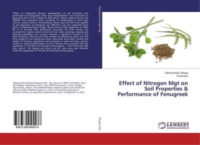 Effect of Nitrogen Mgt on Soil Properties & Performance of Fenugreek Likhama Ram