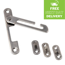 UPVC Concealed Window Restrictor Sprung Hook Child Safety Lock Universal Kit