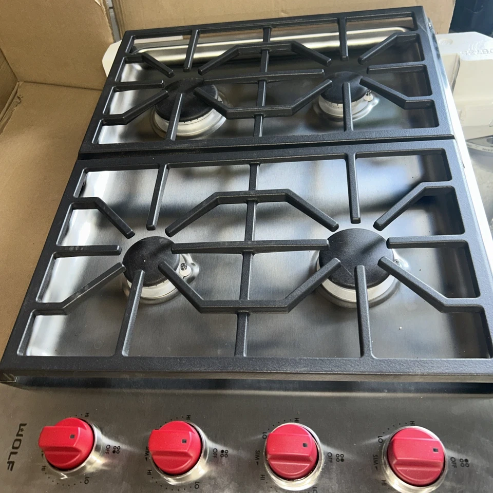 Rejilla doble Wolf Pro CG304P/S CG365P/S | Modelos de estufa | Pieza Wolf genuina EE. UU. Foto 4 de 4