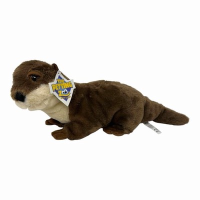 The Petting Zoo River Otter Plush Toy Stuffed Animal for Kids Wild Onez 9  NWT