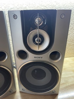 2x) Sony SS-CHPX9 2-Way Directional Book Shelf 120W 6 Ohms Speaker