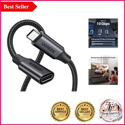 High-Speed USB C Extension Cable   3.3Ft, 10Gbps, 100W Charging