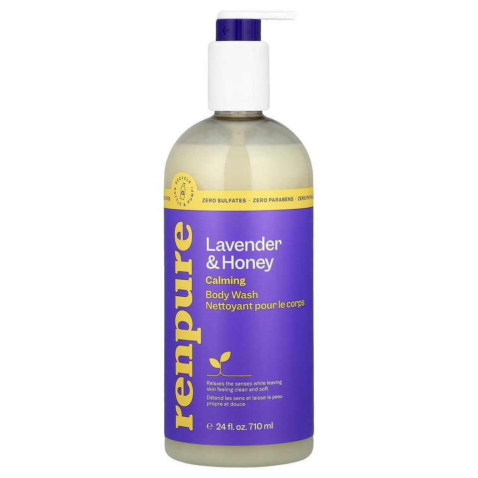 Calming Body Wash, Lavender & Honey, 24 fl oz (710 ml)