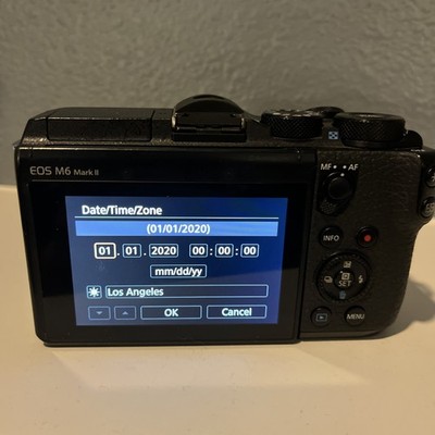 Canon M6 Mark II 2 Digital Camera w/EF-M 15-45mm Lens