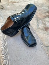 GUCCI MONK STRAP LOAFER 10.D BLACK