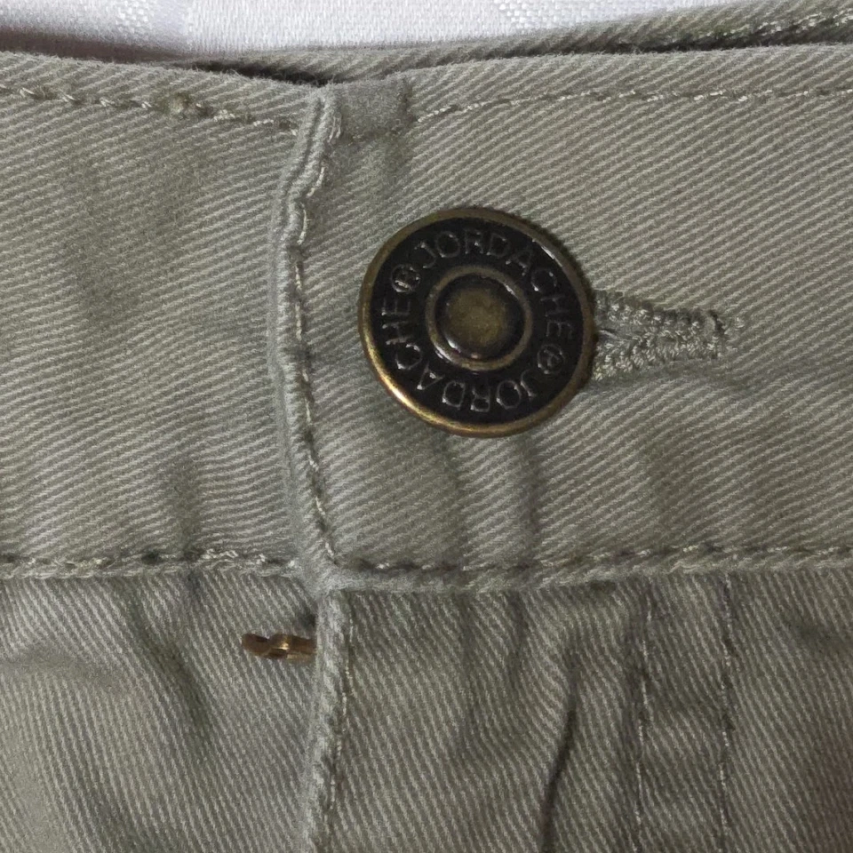 Falda corta vintage Y2K JORDACHE para niñas talla 12 ajustada verde con bolsillos  Foto 4 de 4