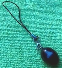 MOBILE PHONE SHUNGITE CHARM PENDANT BALL 10m for EMF RF RADIATION PROTECTION