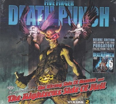 Five Finger Death Punch - The Wrong Side of Heaven.. Vol 2 (2013)  CD+DVD  NEW