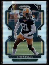 2021 Panini Prizm Eric Stokes Rookie #433 Silver Green Bay Packers