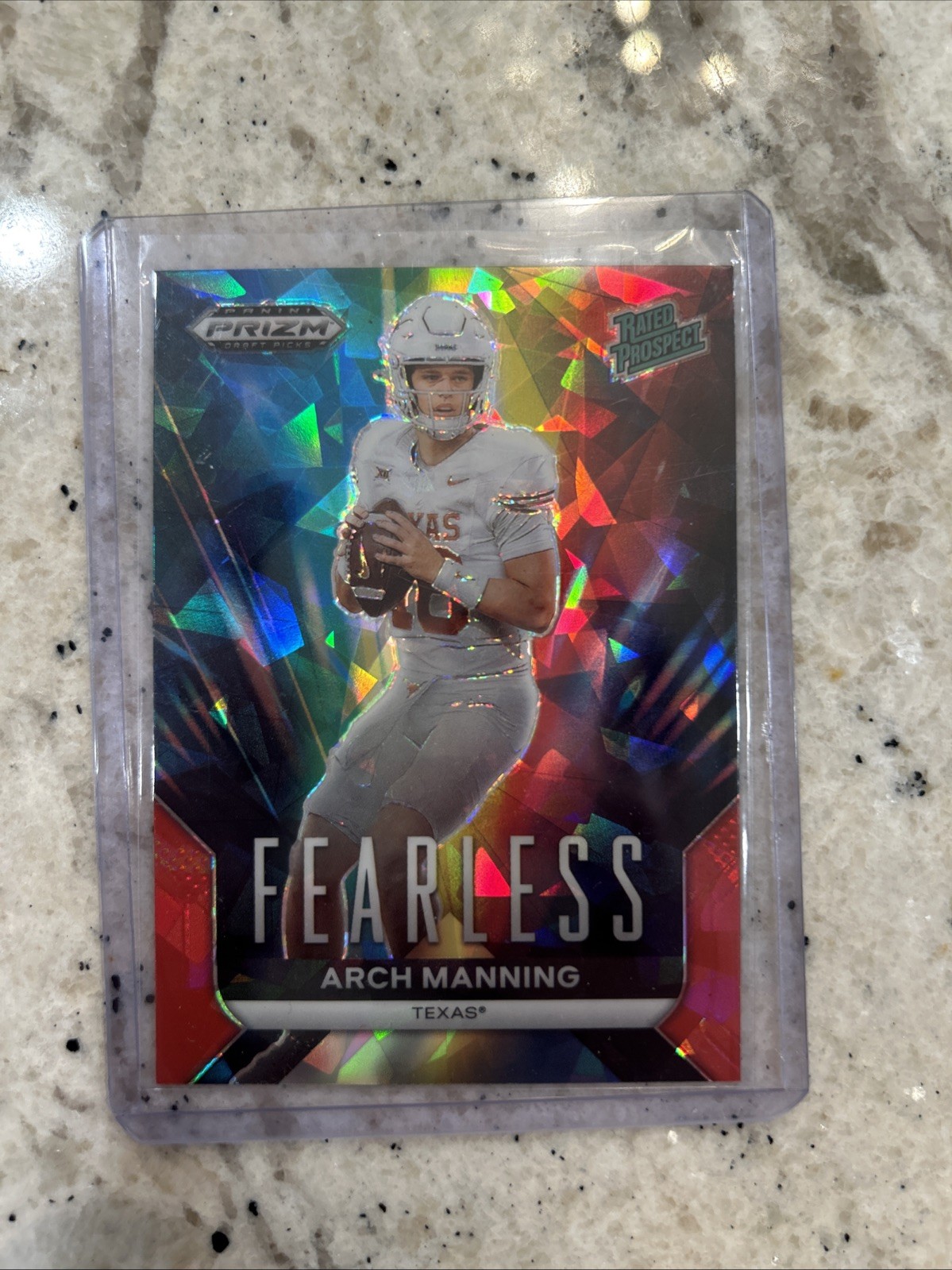2024 Panini Prizm Draft Picks - Fearless Arch Manning #F-AM Red Ice Prizm (RC)
