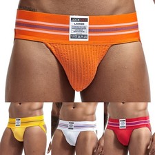 Mens Soft-Jock Strap Athletic Supporter Classic-Style Sport Underwear Jockstrap