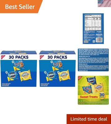 30 Pack Sweet Treats: OREO, OREO Golden & CHIPS AHOY! Cookies for Any Occasion