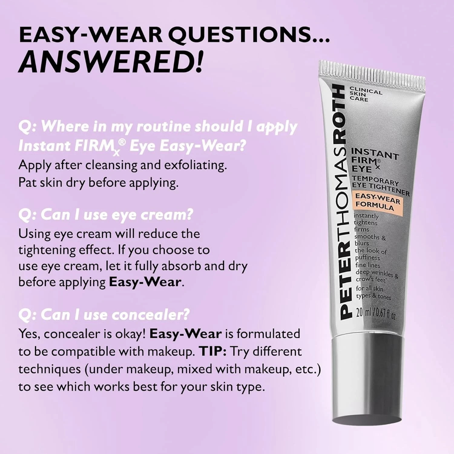 Peter Thomas Roth Instant Firming Eye Cream,Firm and Smooth the Look Fine Lines