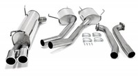 TA Technix Ta-Technix Edelstahlanlage 2X80Mm Opel Omega B Caravan