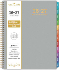 2026-2027 Appointment Book/Planner - Weekly  Monthly Planner, 9" X 11", Large,
