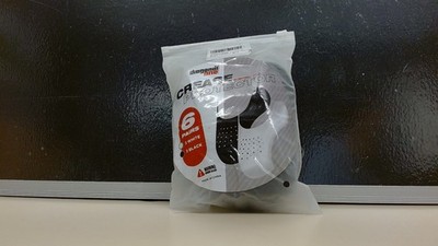 Diagonal One Crease Protector 6 Pairs (3 White, 3 Black) Shoe Protector