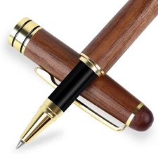 BEILUNER Luxury Walnut Ballpoint Pen Writing Set 1 Count (Pack of 1), 