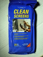 Ettore Window Screen Cleaner 25 Count 30155. 8" X 10"