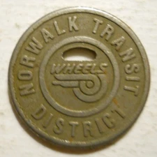 Norwalk Transit District (Connecticut) transit token - CT340A