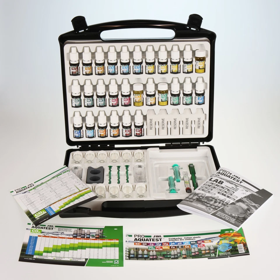 JBL TESTLAB Süßwasser Wassertest Testkoffer Aquarium Fisch Koi Teich 13 Test Set - Bild 2 von 4