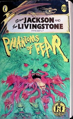 Fighting Fantasy 28 - Phantoms of Fear - 1./1. Ed. (Bronze Dragon) - B+/A-/B+
