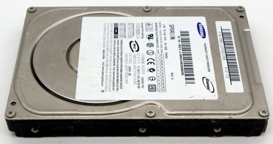 Samsung Spintpoint SP0411N 40GB Internal 7200RPM 3.5" (SP0411N) HDD - Image 2 of 4