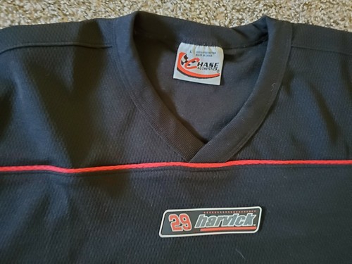 Chase Authentics Nascar Kevin Harvick #29 Black Racing Jersey Shirt Mens Large - Picture 2 of 8
