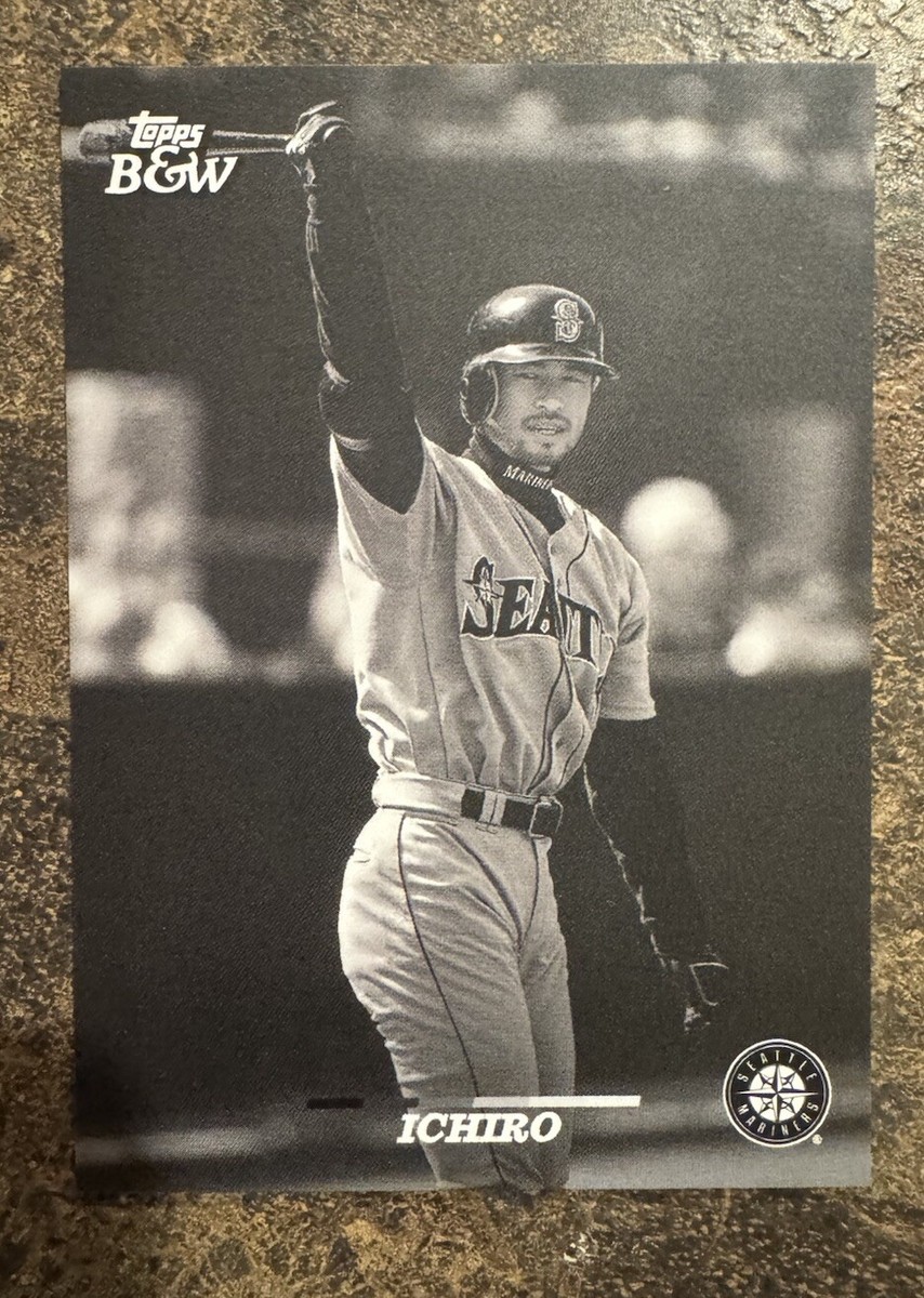 2024 Topps Black & White Ichiro #9 Mariners | eBay