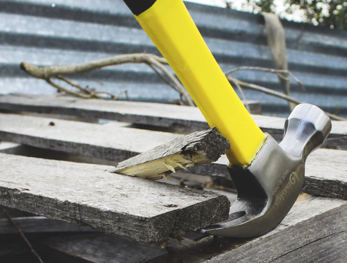16 Oz Fiber Glass Claw Hammer Heavy Duty Construction Shock Resistant Rubberized - 第 6/7 張圖片