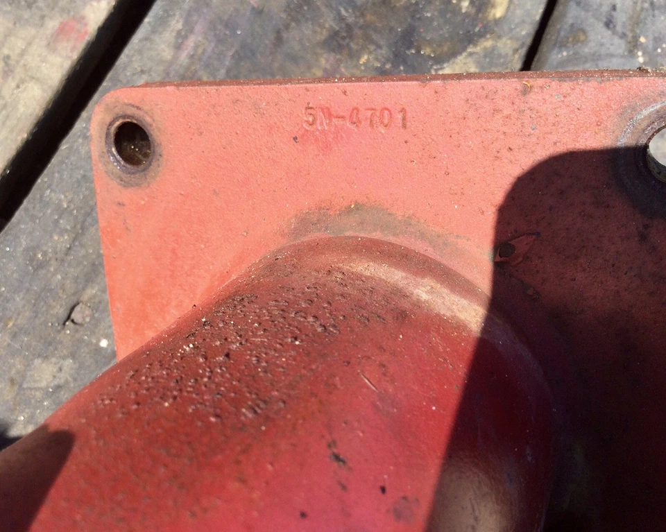 Conjunto de tubo Caterpillar 3406 5N4701 5N-4701 y codo 6N6473 6N-6473 Foto 4 de 4