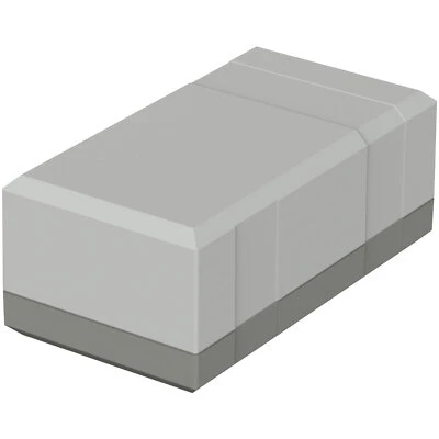 BOPLA 32125002 Élégant Boîtier Électronique Polystyrène Gris-Blanc. - Photo 1/2