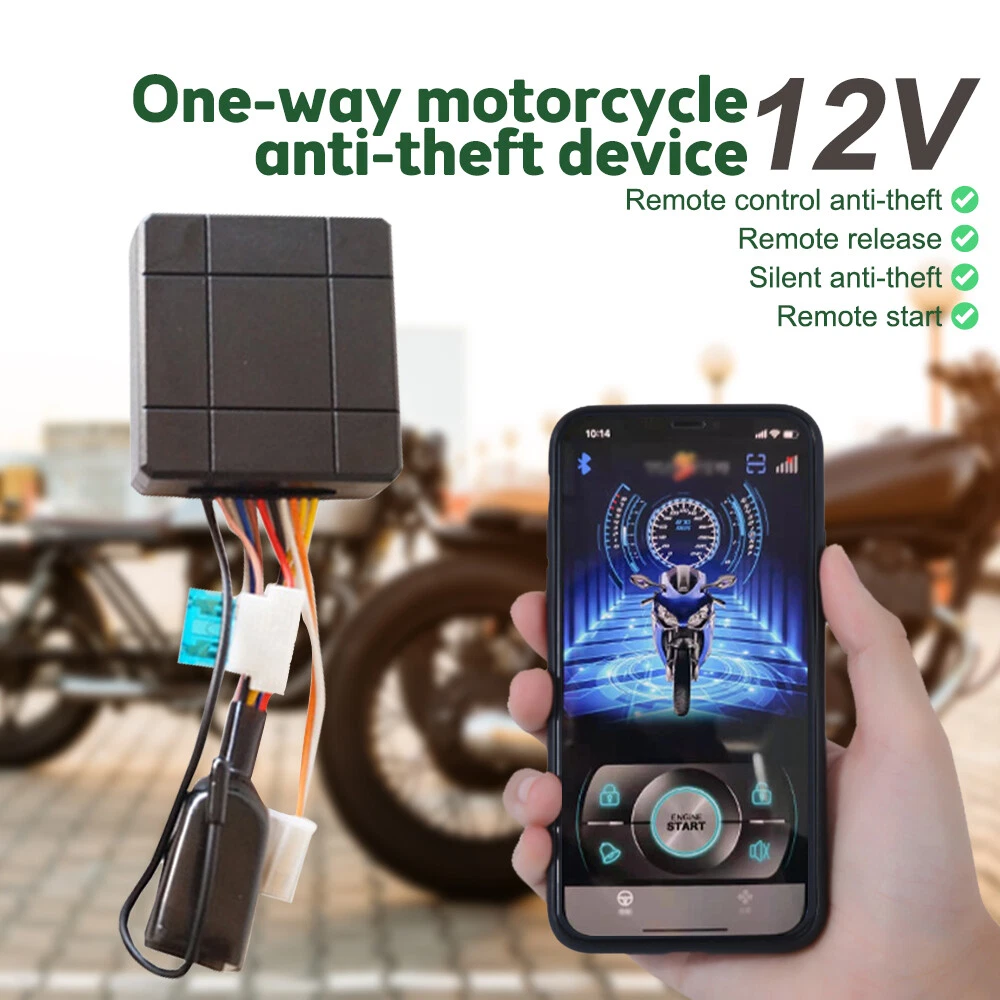 Mobile phone alarm for a motorbike hotsell