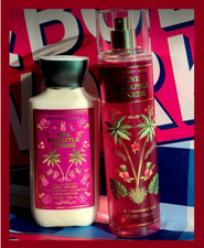 BATH  BODY WORKS PINK PINEAPPLE SUNRISE BODY MIST  BODY LOTION SHEA BUTTER