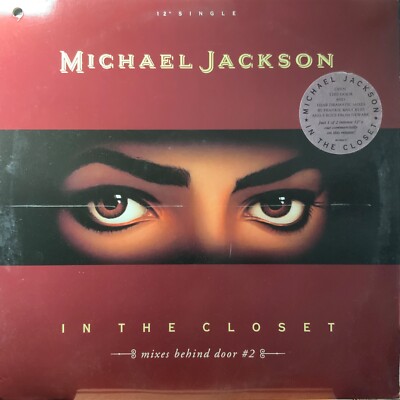 MICHAEL JACKSON-IN THE CLOSET-ORIGINAL 1991 EPIC RECORDS 12'' SINGLE VINYL-USED