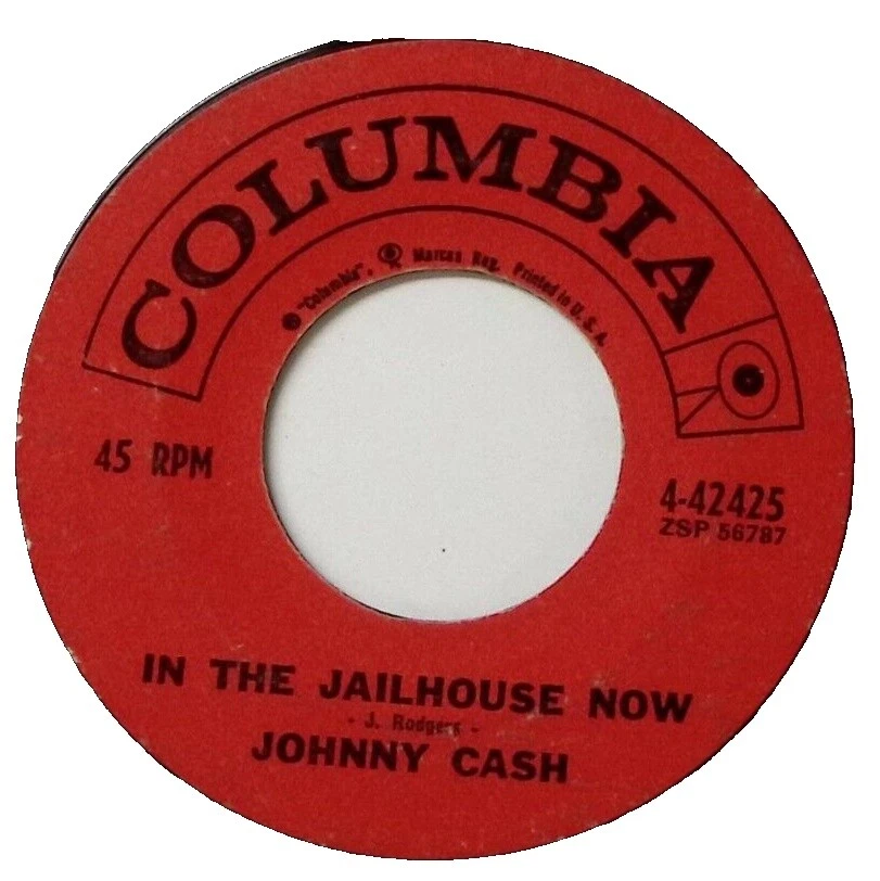 Johnny Cash folk discos de vinilo de velocidad de 45 RPM