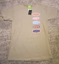 SALE!!! HUF Worldwide Acme S/S Tee Sand Men's Sz Medium Style TS01835 Skate Crew