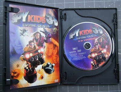 Spy Kids 3: Game Over (DVD, 2004, Includes both 2-D and 3-D