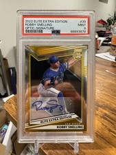 2022 Elite Extra Edition Robby Snelling Gold Prospect RC Auto #/10 PSA 9 🔥📈