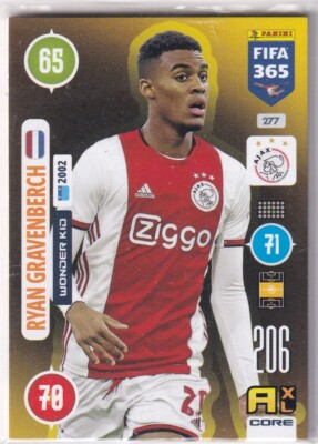 Panini Adrenalyn FIFA 365 2021 Nr. 277 Ryan Gravenberch Wonder Kid Rookie