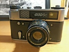 FED 5C INDUSTAR 61 LENS VINTAGE CAMERA USSR SOVIET PHOTO FILM COLLECTIBLE