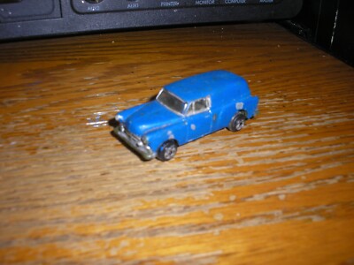 Vintage Zylmex 1/64 1950's Chevy Delivery Panel Van T439 Blue Free SHIPPING
